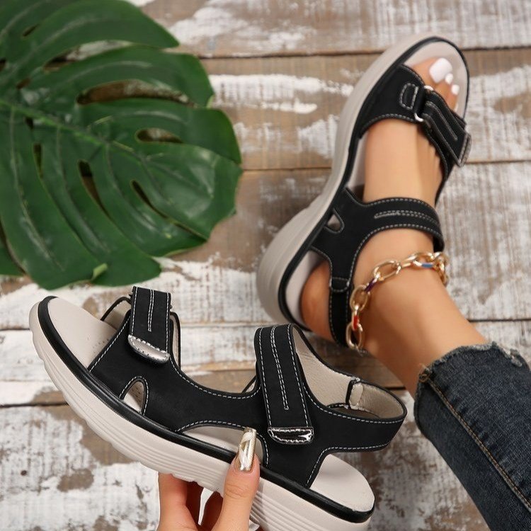"Summer Breeze" Velcro Comfort Sport Sandals - Image 5