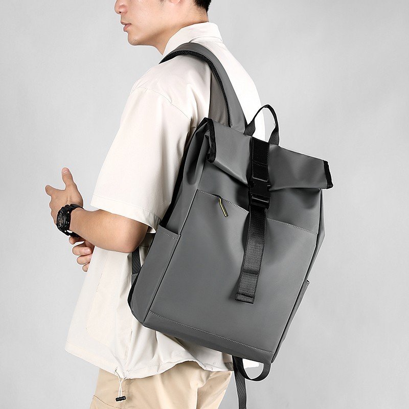 Minimalist Oxford School & Travel Backpack - Image 4