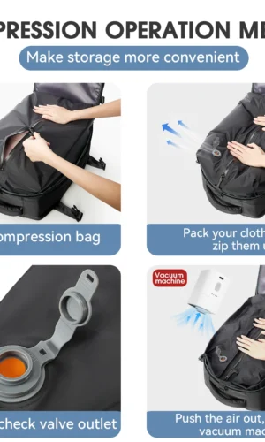 Alternative view of AeroPack - Vacuum Compression Travel Backpack
