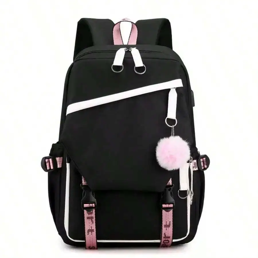 UrbanTech – Oxford Casual Laptop Backpack with USB & Headphone Port - Image 7