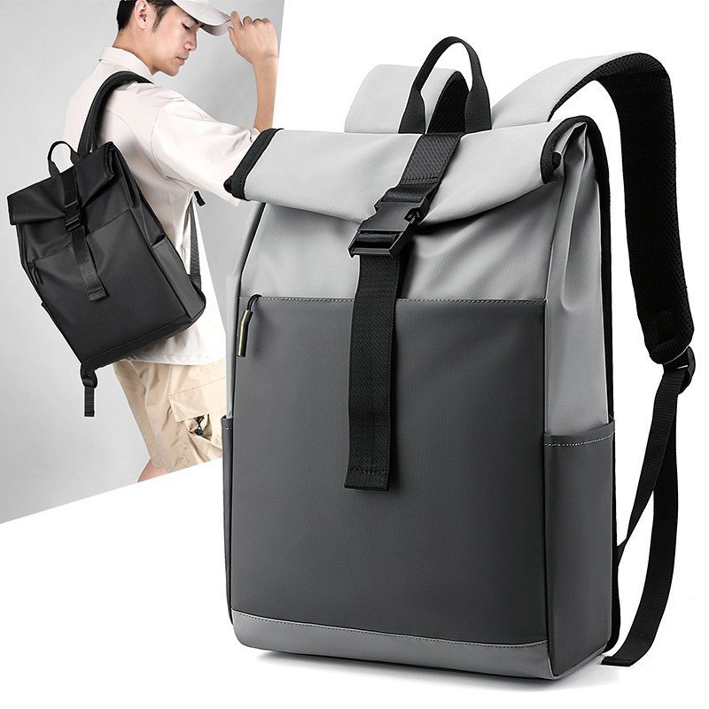 Minimalist Oxford School & Travel Backpack - Image 7