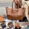 Chic & Spacious Retro Solid Color PU Leather Tote Bag for Women